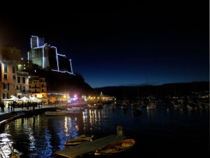 Lerici, luminarie natalizie (2017) (foto Giorgio Pagano)