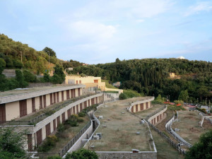 Mostra fotografica Spazi ritratti, Spazio 32, Biblioteca della Fondazione Carispezia, 14-28 settembre 2018: La vallata della Venere Azzurra  (2018)  (foto Giorgio Pagano).